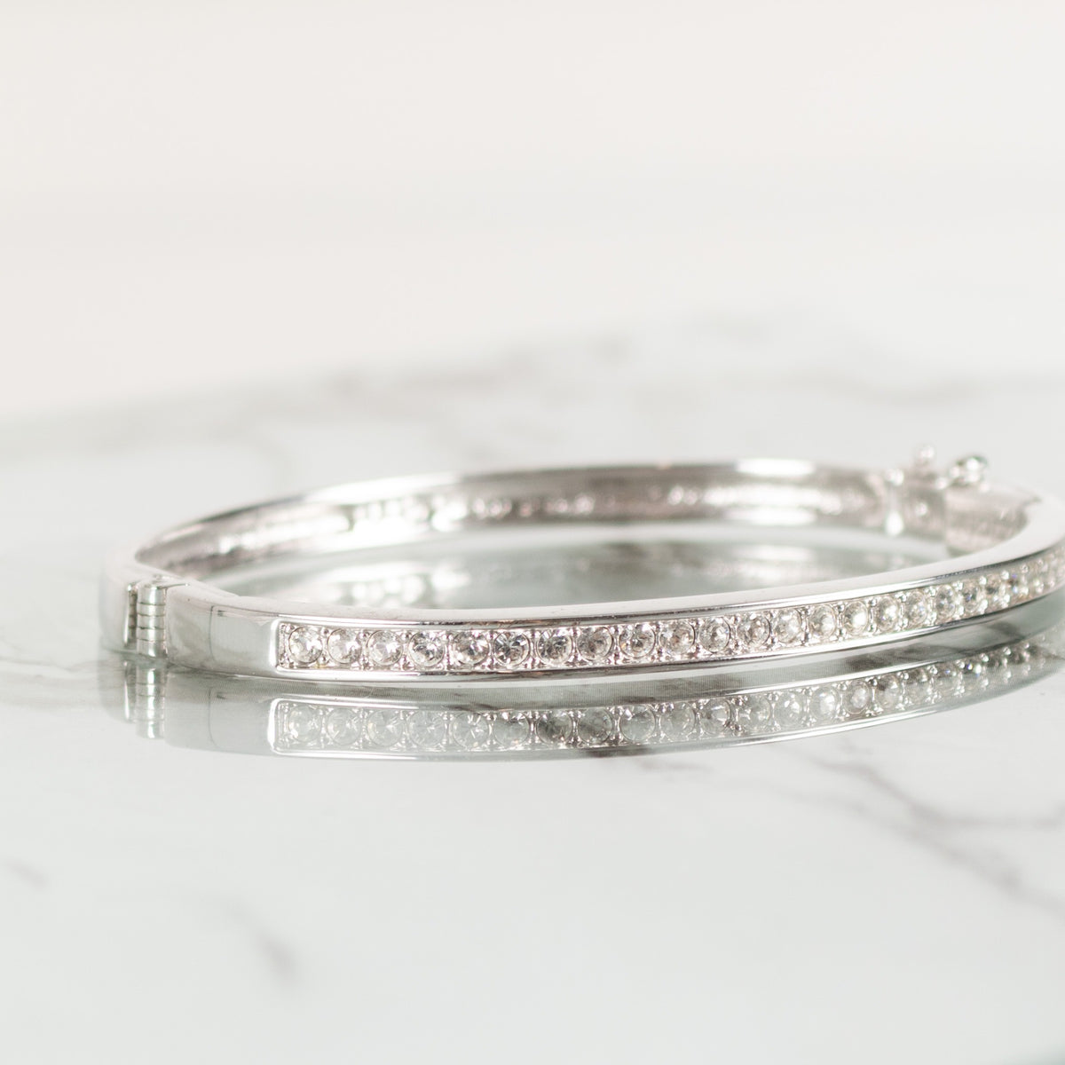 Swarovski Silver Crystal Cuff - Image 5