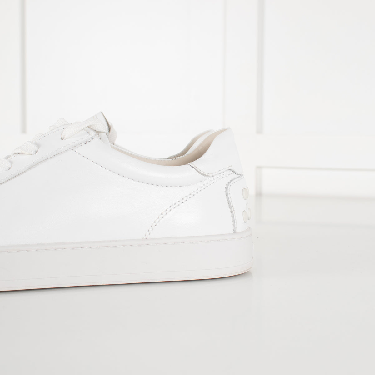 Tod's Cassetta White Leather Sneakers - Image 10