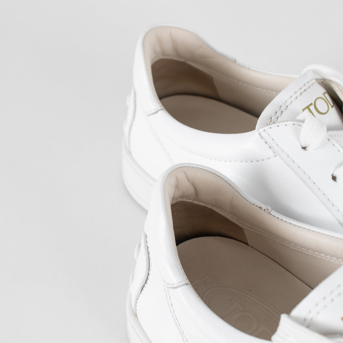 Tod's Cassetta White Leather Sneakers - Image 13