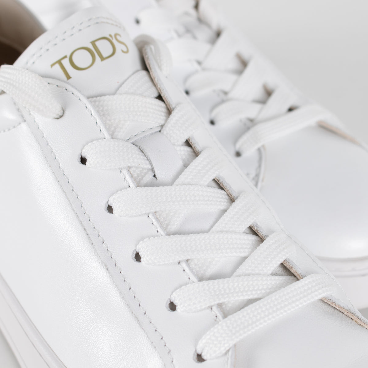 Tod's Cassetta White Leather Sneakers - Image 15