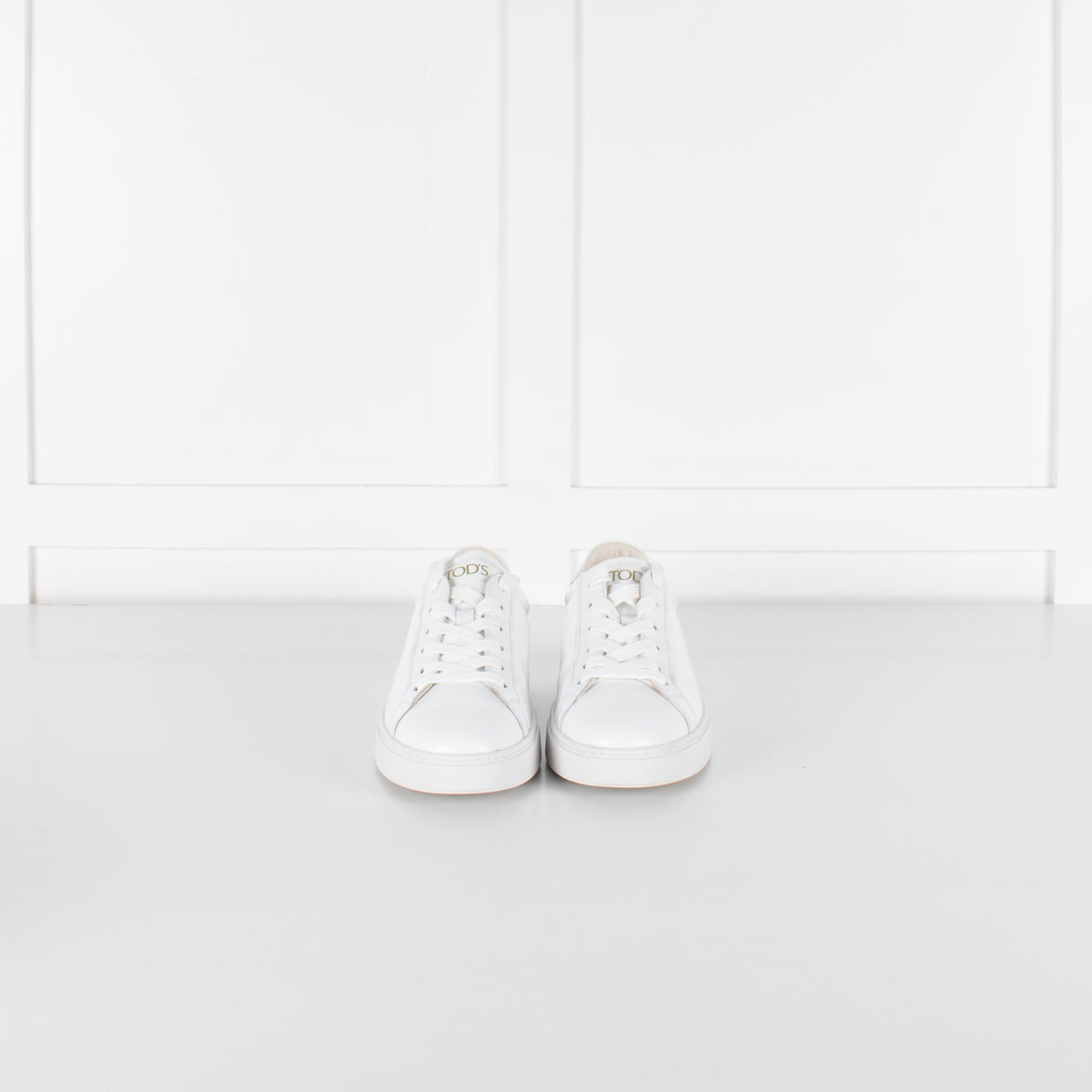 Tod's Cassetta White Leather Sneakers - Image 3