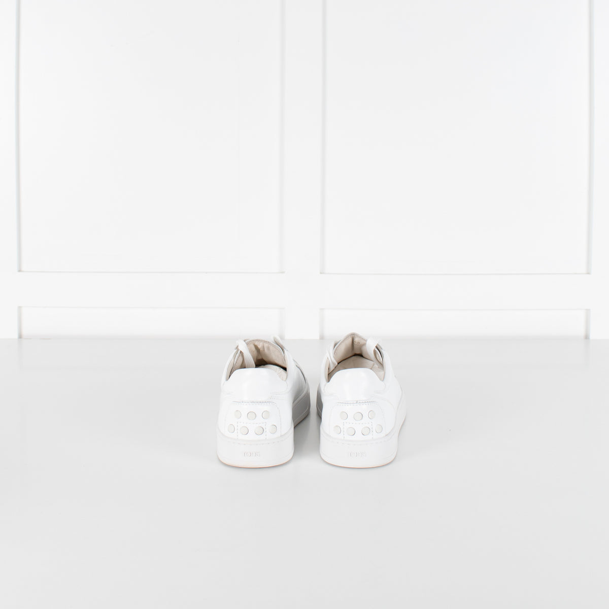 Tod's Cassetta White Leather Sneakers - Image 5