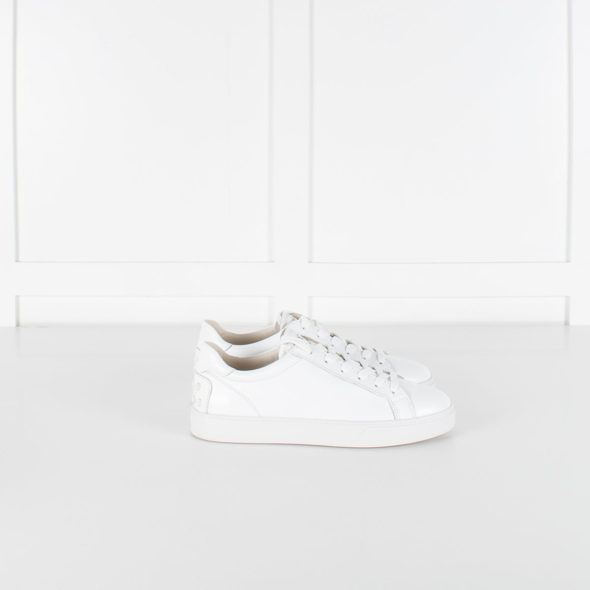 Tod's Cassetta White Leather Sneakers - Image 6