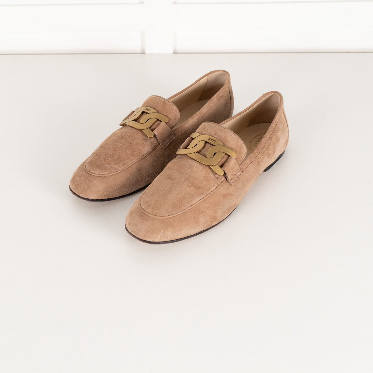 Tod's Kate Beige Loafers - Image 8