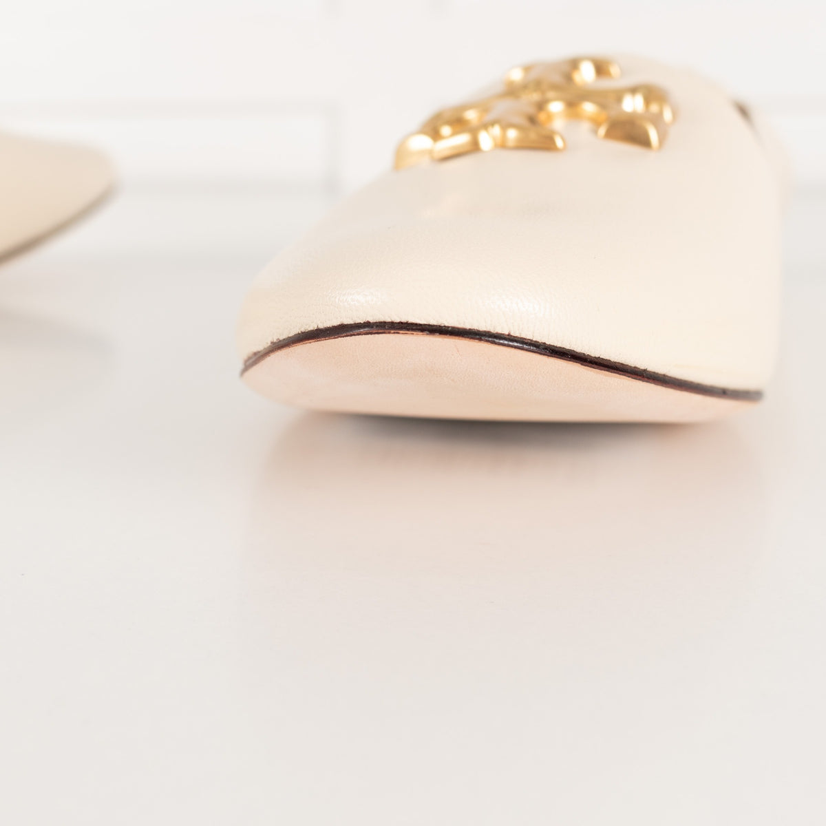 Tory Burch Cream Eleanor Loafers - Image 14
