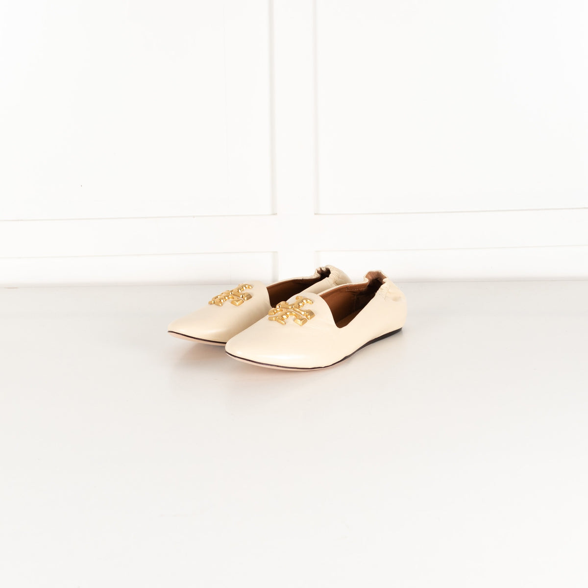 Tory Burch Cream Eleanor Loafers - Image 2