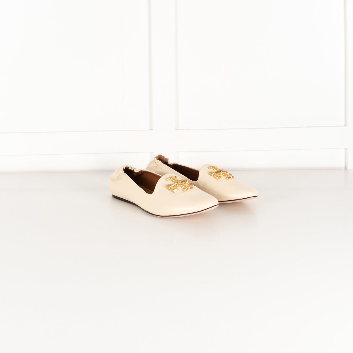 Tory Burch Cream Eleanor Loafers - Image 6