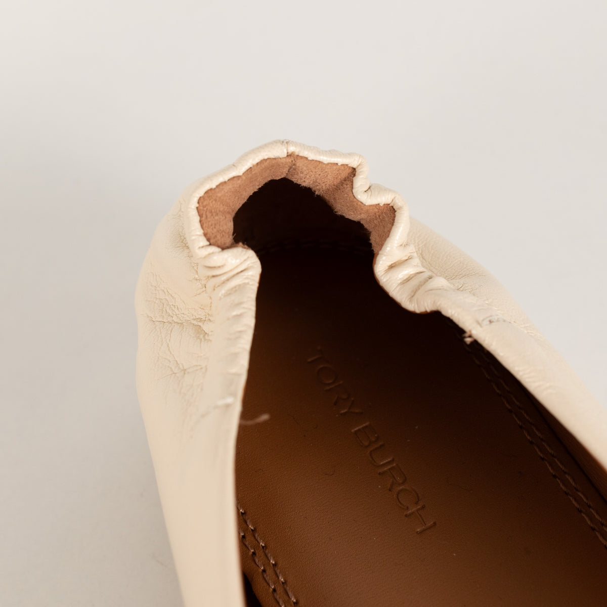 Tory Burch Cream Eleanor Loafers - Image 9