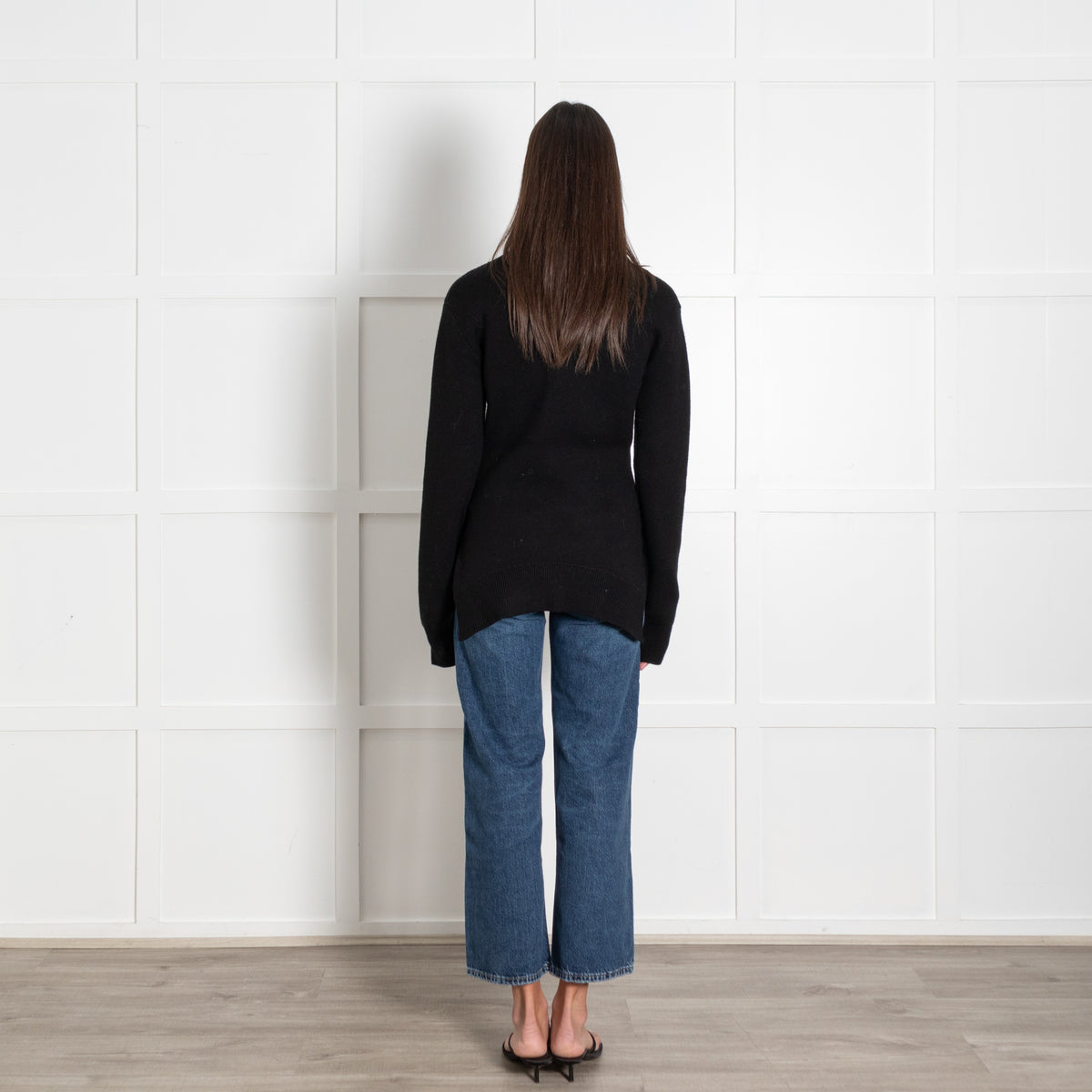 Toteme Black Turtleneck Sweater