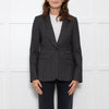 Me + Em Dark Grey Drawstring Back Blazer