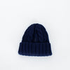 Moncler Navy Cable Knit Beanie Hat