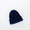Moncler Navy Cable Knit Beanie Hat