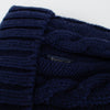 Moncler Navy Cable Knit Beanie Hat