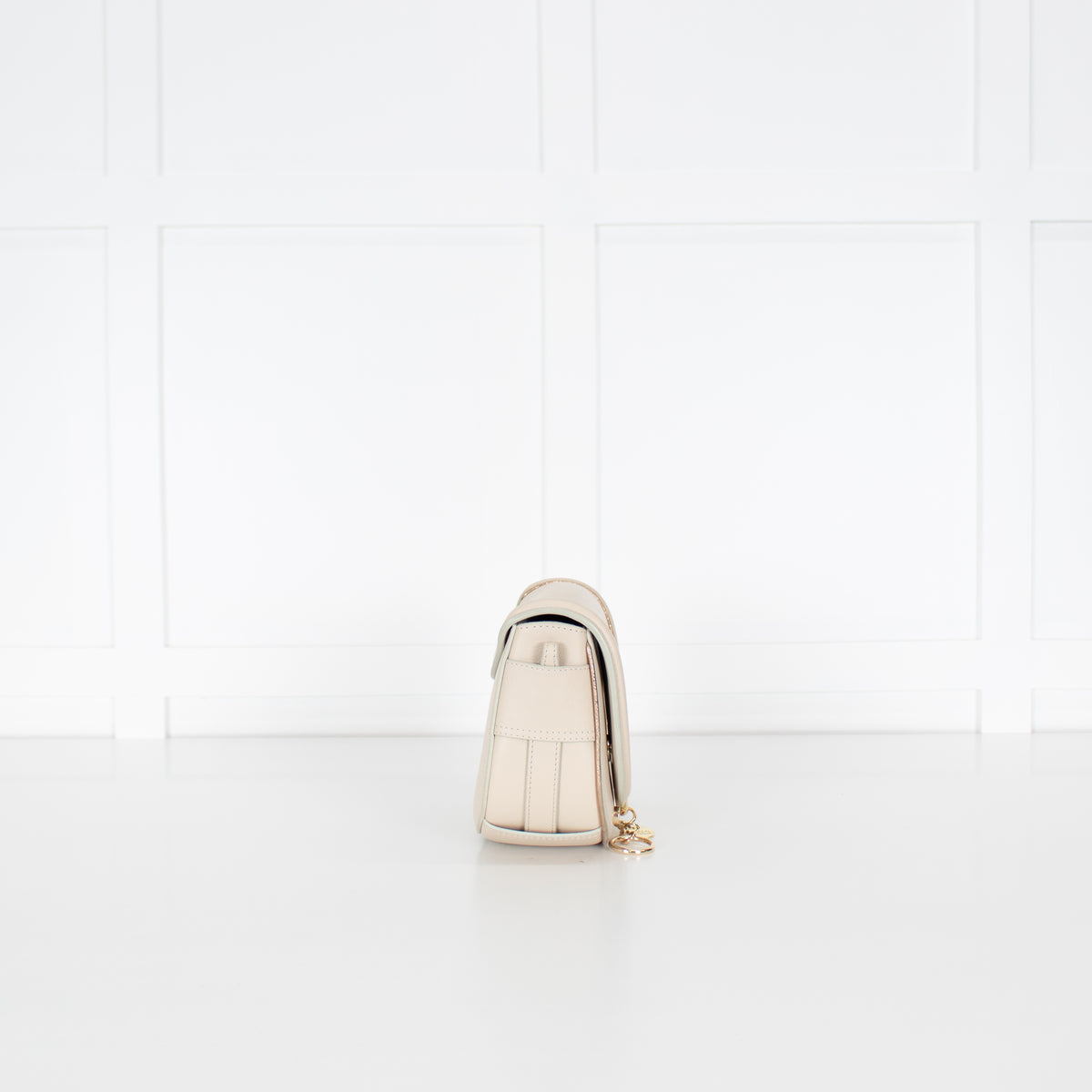 See By Chloe Beige Mara Crossbody with Gold Piping
