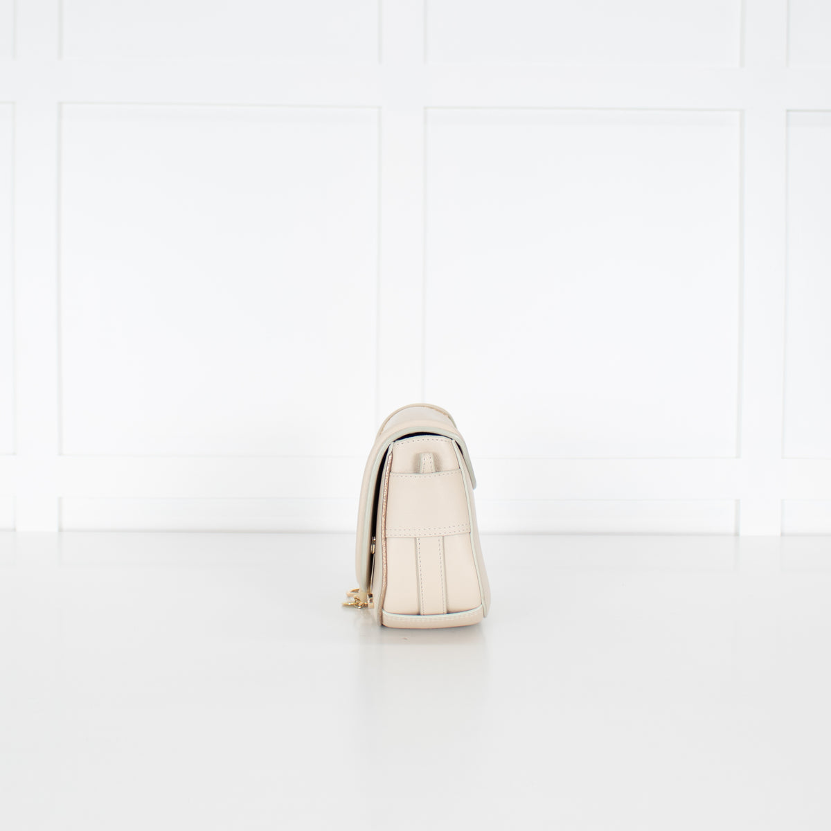 See By Chloe Beige Mara Crossbody with Gold Piping