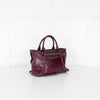 Rebecca Minkoff Plum Leather Regan Satchel Bag