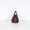 Rebecca Minkoff Plum Leather Regan Satchel Bag