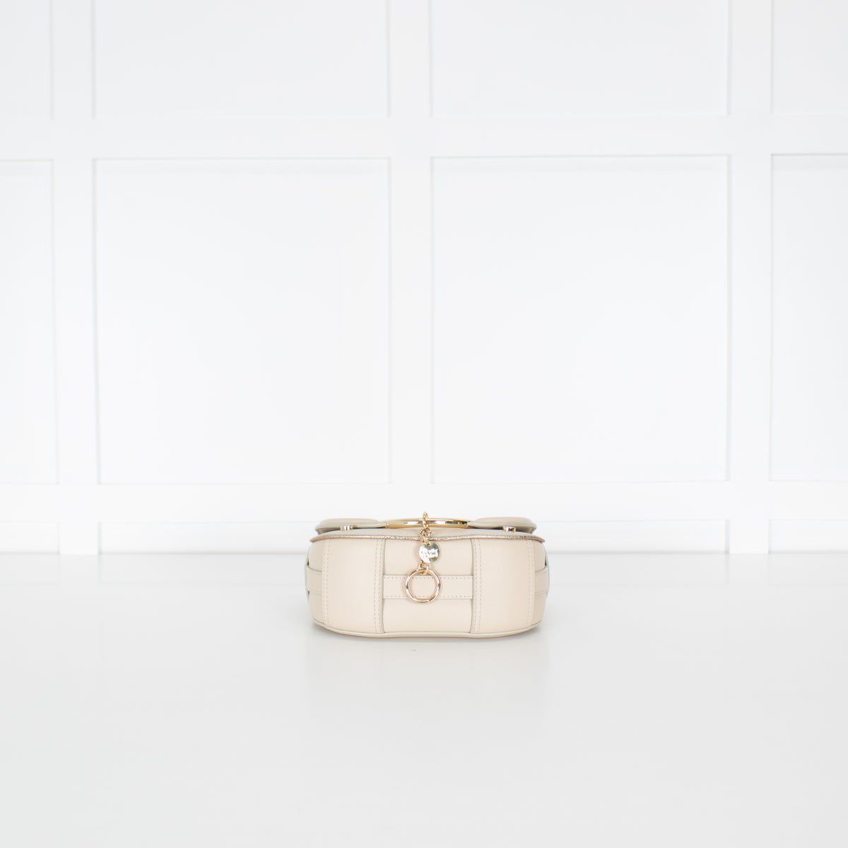 See By Chloe Beige Mara Crossbody with Gold Piping