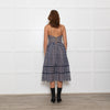 Self-Portrait Blue and White Lace Strappy Dress