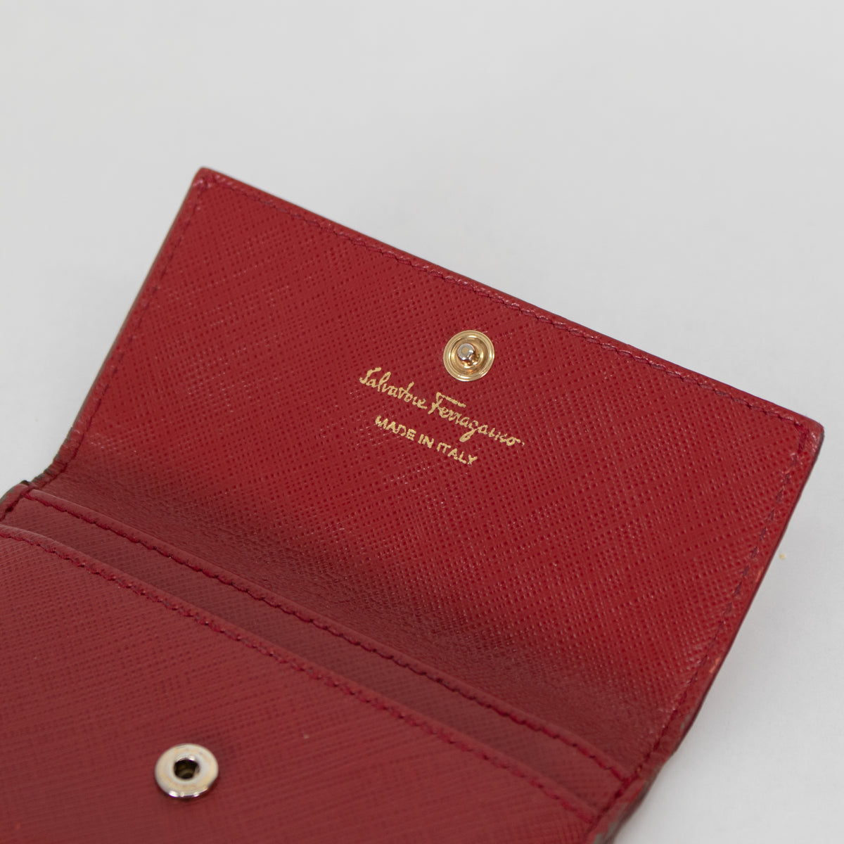 Salvatore Ferragamo Red Card Holder