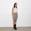 Patrizia Pepe Houndstooth Mini Skirt