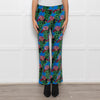 La Double J Blue Multi Floral Print Edition 30 Velvet Trousers