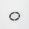 By Virgo Black Bead Stretch Bracelet