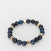 By Virgo Black Bead Stretch Bracelet