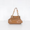Anya Hindmarch Tan Patent Shoulder Bag