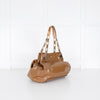 Anya Hindmarch Tan Patent Shoulder Bag