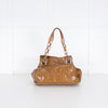 Anya Hindmarch Tan Patent Shoulder Bag