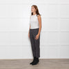 Masscob Grey Elasticated Waist Cigarette Trousers