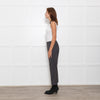 Masscob Grey Elasticated Waist Cigarette Trousers