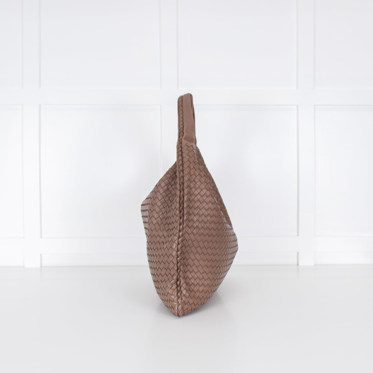 Bottega Veneta Brown Large Intreciato Hobo