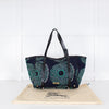 Burberry Green and Blue Havenmore Tote Bag