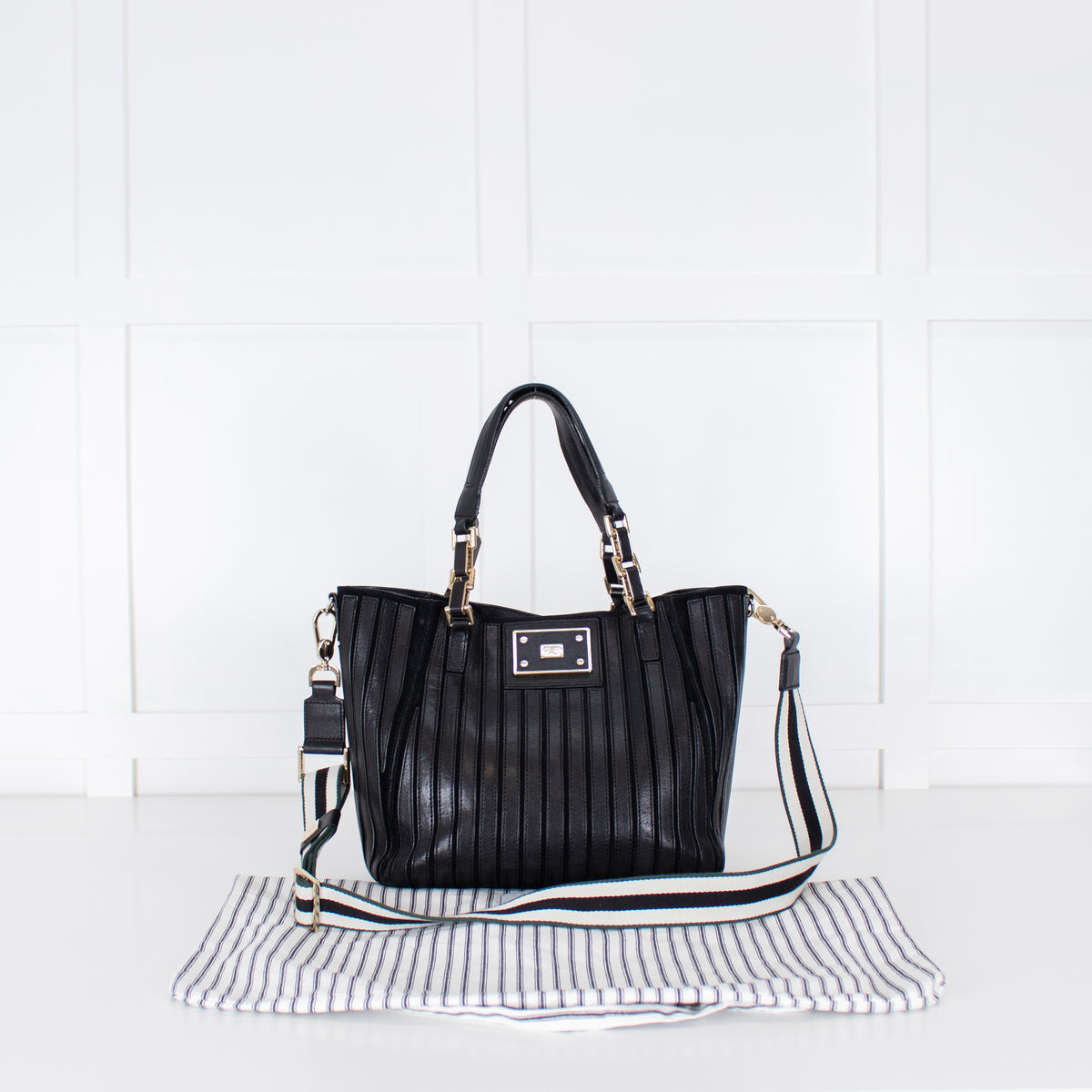Anya Hindmarch Black Pimlico Tote Bag