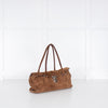 Prada Brown Camoscio Suede Shoulder Bag