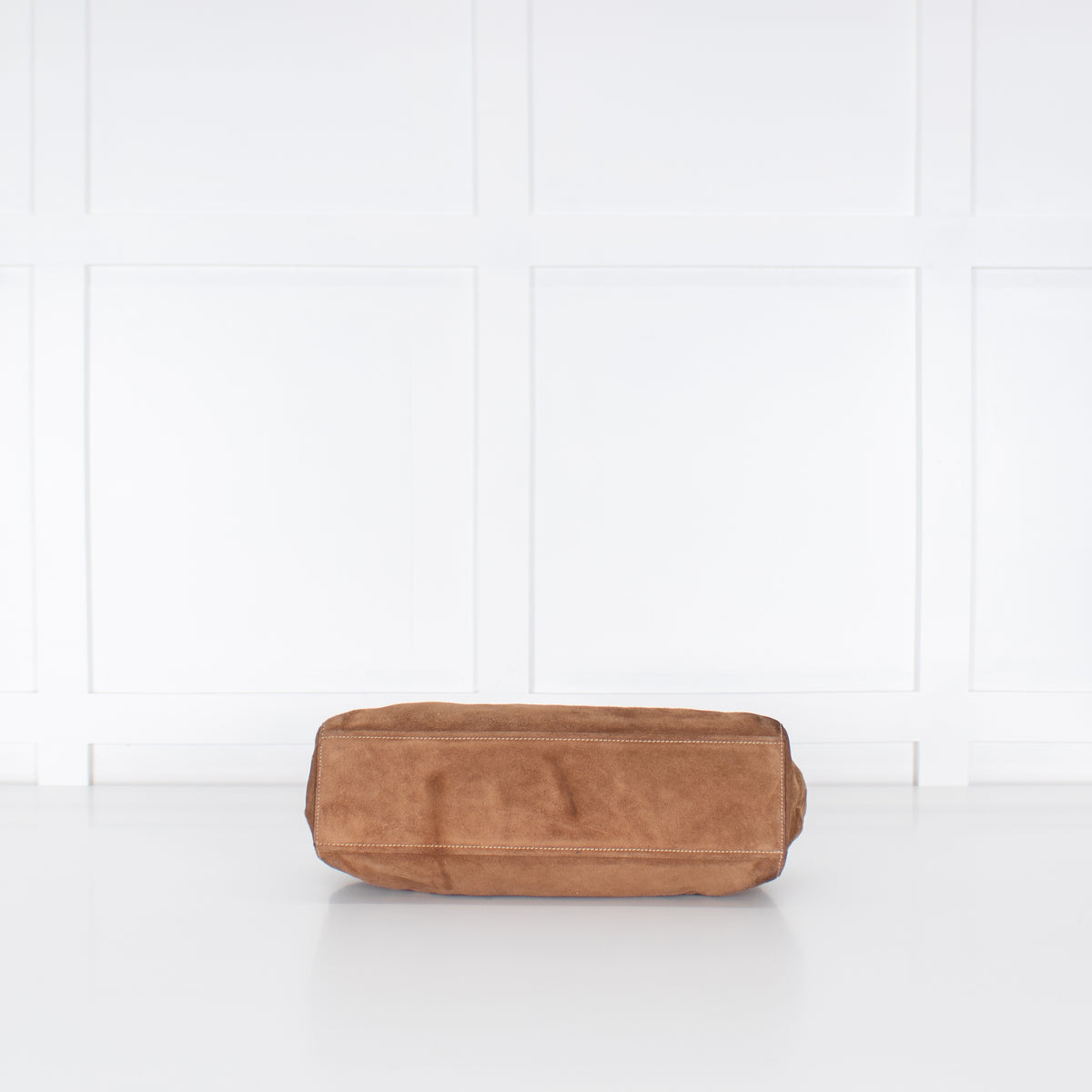 Prada Brown Camoscio Suede Shoulder Bag