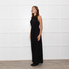 Me + Em Black Sleeveless Belt Jumpsuit