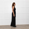 Me + Em Black Sleeveless Belt Jumpsuit