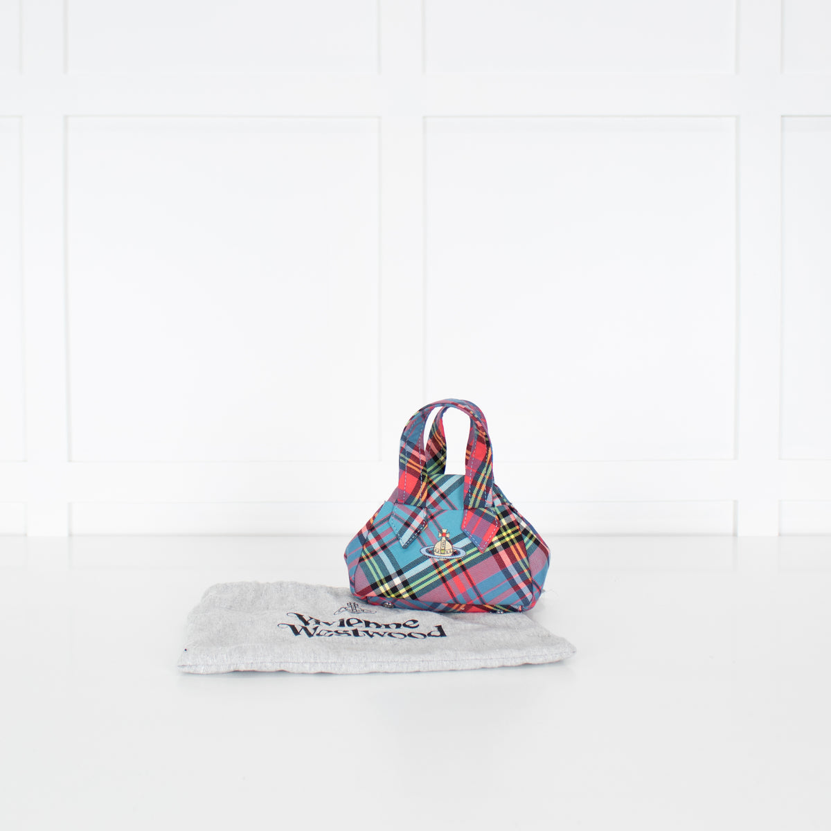 Vivienne Westwood Yasmine Mini Woven Check Bag