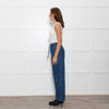 Me + Em Blue Pocket Detail Elasticated Waist Denim Trousers