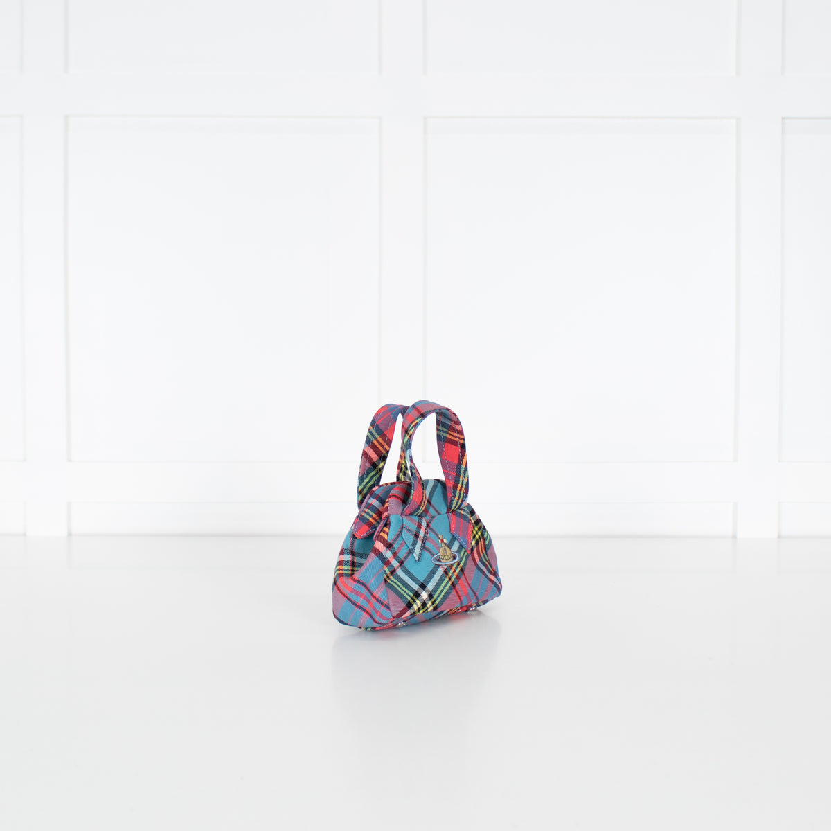 Vivienne Westwood Yasmine Mini Woven Check Bag