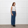 Me + Em Blue Pocket Detail Elasticated Waist Denim Trousers