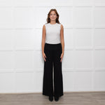 Bimba Y Lola Black Elasticated Waist Knitted Trousers