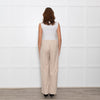 Vince Cream Wool Blend Wide Leg Trousers