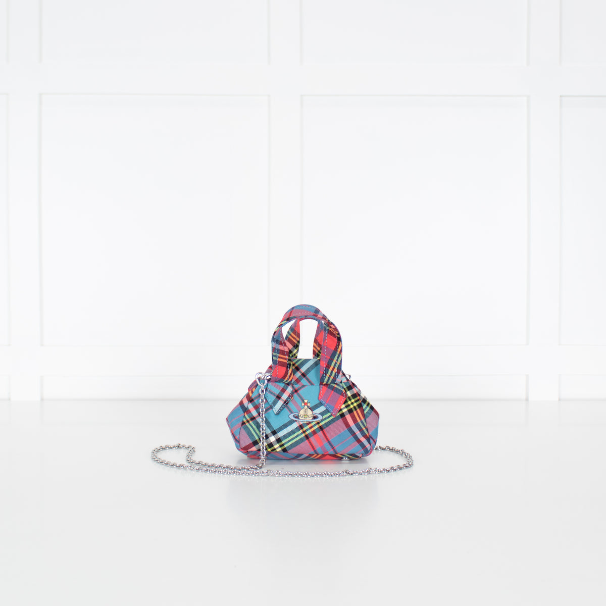 Vivienne Westwood Yasmine Mini Woven Check Bag