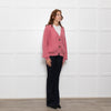 Iris Blush Pink Wool Blend Cardigan
