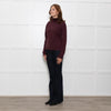 Weekend Max Mara Burgundy Cashmere Rollneck