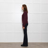 Weekend Max Mara Burgundy Cashmere Rollneck